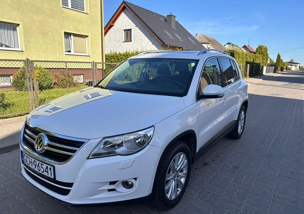 Volkswagen Tiguan cena 32900 przebieg: 135838, rok produkcji 2008 z Czersk małe 191